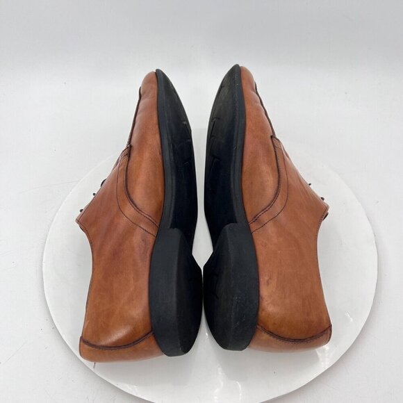 Allen Edmonds Tribeca Men Size 9D Brown Walnut Leather Derby Dress Shoes - Picture 8 of 16